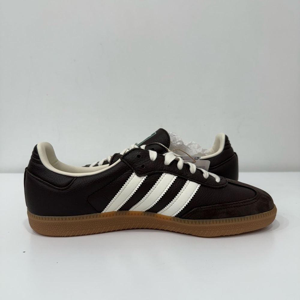 Adidas Samba OG Dark Brown Gum Sneakers Shoes JR0891 Men's Size 8 Brand New - Picture 3 of 5